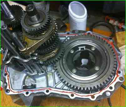 Как собрать коробку передач JH3