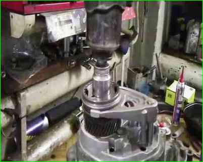 Как собрать коробку передач JH3