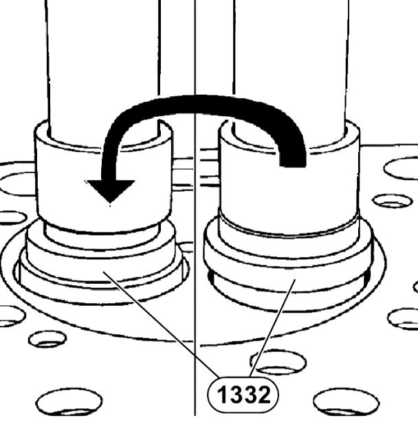 YaMZ-650 клапан орындықтарын орнату
