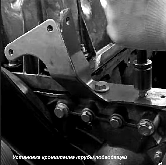 Установка насоса водяного ЯМЗ-650