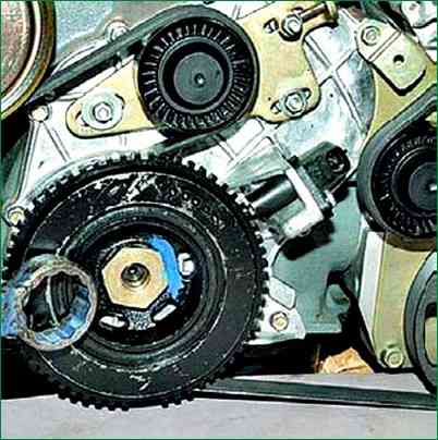 Установка валов по меткам Нива Шевролет