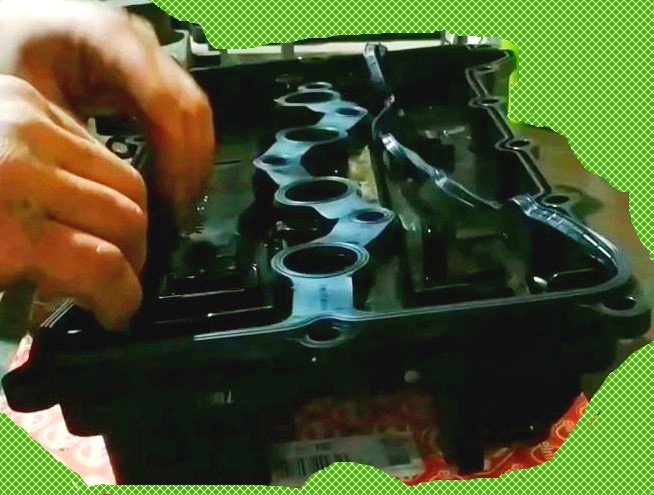 Замена прокладки крышки головки блока цилиндров