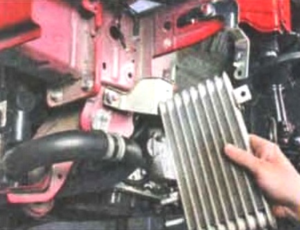 Замена радиатора вариатора Mitsubishi Lancer