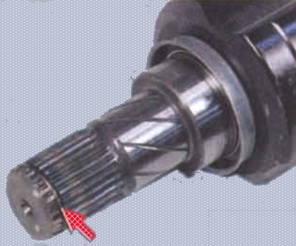 Снятие и установка приводов передних колес Mitsubishi Lancer