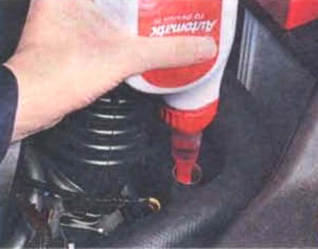 Проверка уровня и замена рабочей жидкости в вариаторе (CVT)