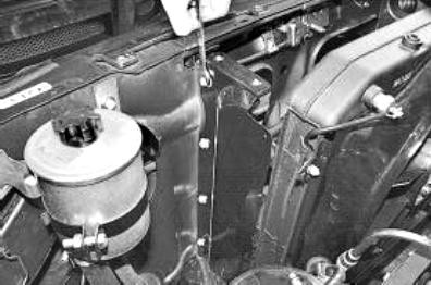 Снятие и установка радиатора УАЗ Патриот