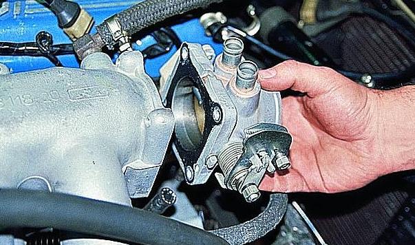 Снятие и установка дроссельного узла УАЗ Патриот