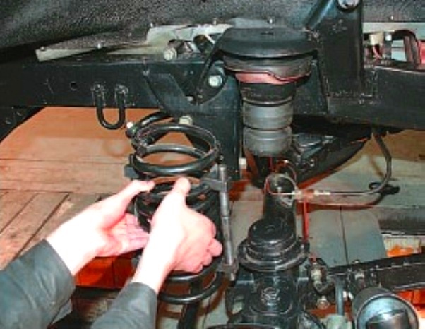 Замена пружин передней подвески УАЗ Патриот