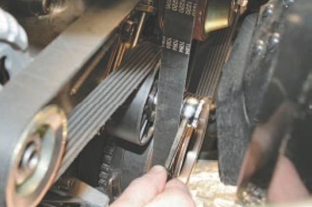 Проверка и натяжение ремней приводов агрегатов УАЗ Патриот