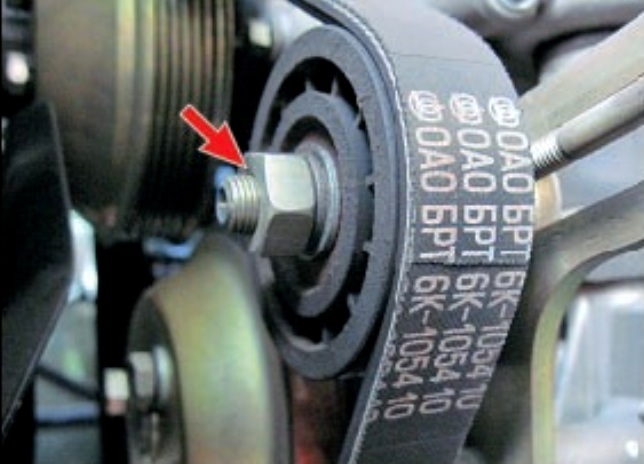 Проверка и натяжение ремней приводов агрегатов УАЗ Патриот