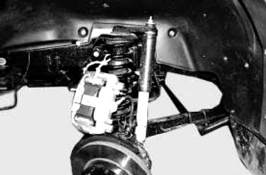 Снятие тормозного диска