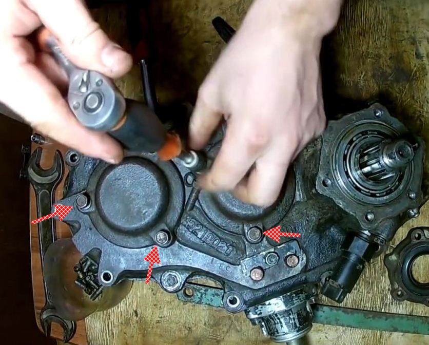 Разборка раздаточной коробки УАЗ