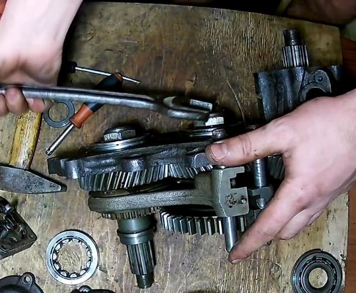 Разборка раздаточной коробки УАЗ