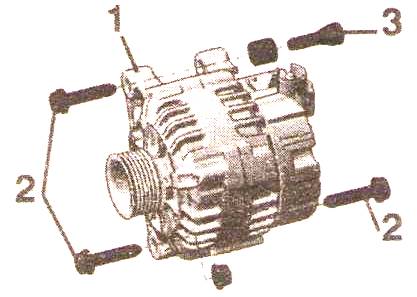 моменты затяжки генератора