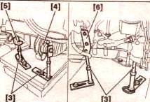 Установить штифты на подьемный стол как указано