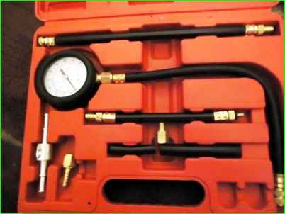 Замер давления топлива