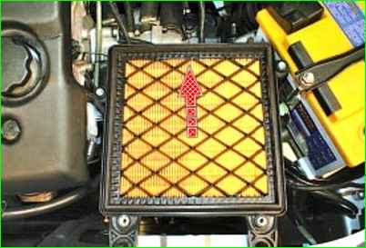 Замена воздушного фильтра