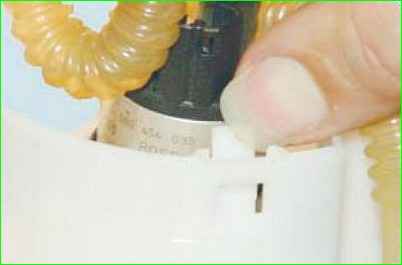 Очистка фильтра топливного модуля