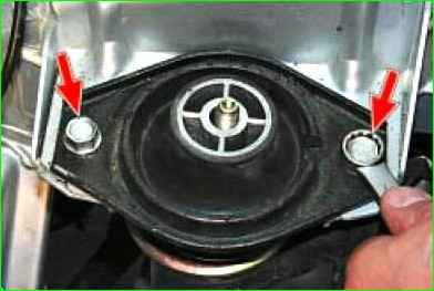 Замена опор силового агрегата