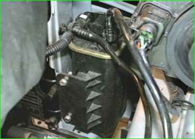 Замена адсорбера