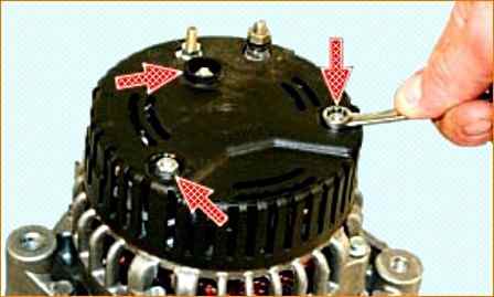 Проверка и замена регулятора напряжения Лада Приора