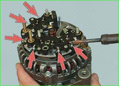 Ремонт генератора 5102.3771 Лада Приора
