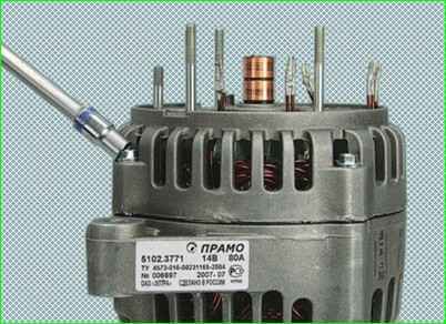 Ремонт генератора 5102.3771 Лада Приора