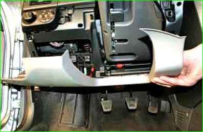 Замена ламп комбинации приборов