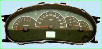 Замена ламп комбинации приборов