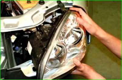 Замена блок фары