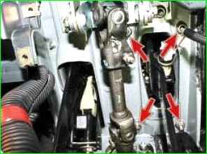 Снятие и установка отопителя