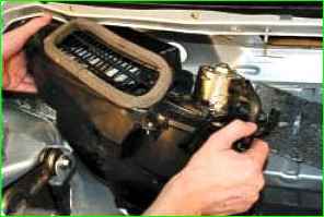 Снятие и установка отопителя