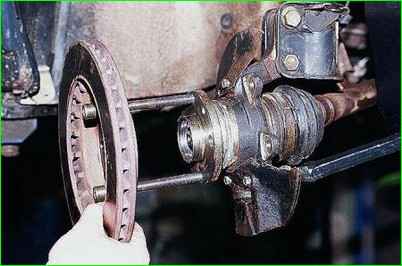 Замена подшипника передней ступицы