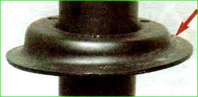 Установка амортизатора и пружины