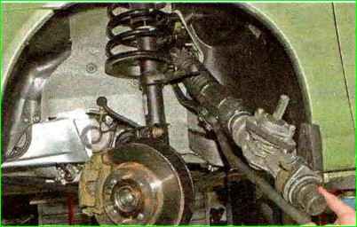 Aus- und Einbau des Lenkmechanismus