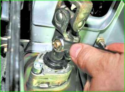 Рульдік жетек білігін алу және орнату