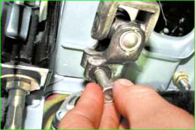 Рульдік жетек білігін алу және орнату