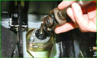 Рульдік жетек білігін алу және орнату