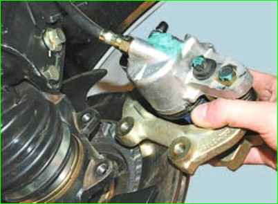 Ersetzen der Vorderrad-Bremsscheibe