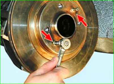 Ersetzen der Vorderrad-Bremsscheibe