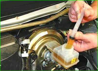 Замена главного цилиндра тормозов