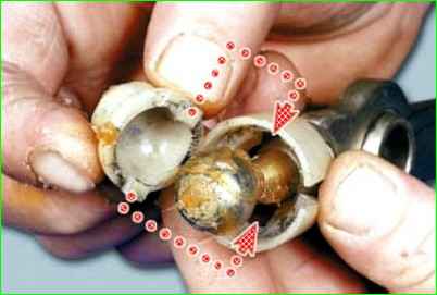 Ремонт важеля перемикання передач