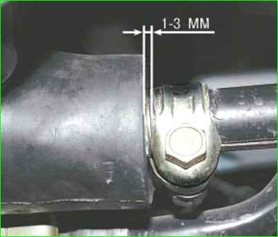 Регулювання приводу управління коробкою передач