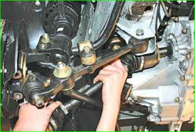 Vorderradantriebe entfernen