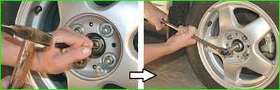 Vorderradantriebe entfernen