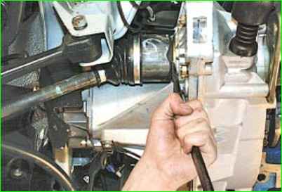 Vorderradantriebe entfernen