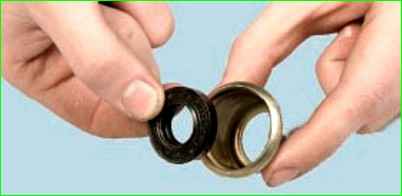 Ersetzen der Öldichtung der Schaltstange