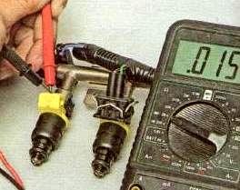 Проверка сопротивления в форсунках