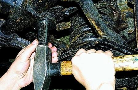 Ремонт маятниковых рычагов автомобиля Соболь