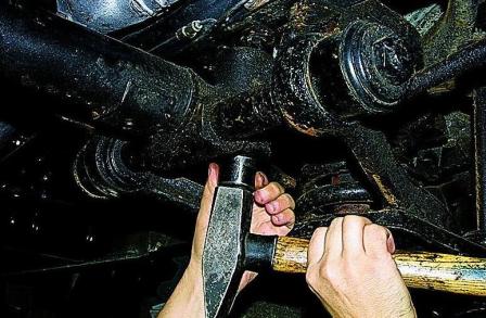 Ремонт маятниковых рычагов автомобиля Соболь